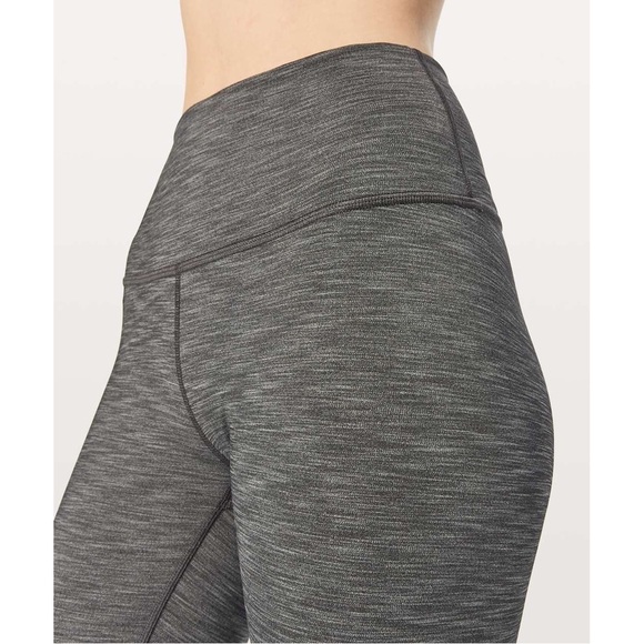 Lululemon Wunder Under Hi-Rise 7/8 Tight Full-On Luxtreme 25" Heathered Black 2 - Picture 7 of 15